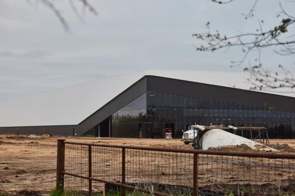 Elon Musk has two large facilities under co<em></em>nstruction in Bastrop County, Texas on March 10, 2023.