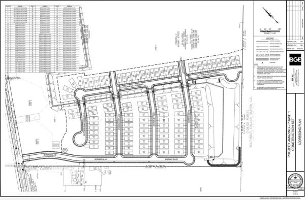 Part of the layout envisio<em></em>ned for Elon Musk's town Snailbrook, currently in the process of being built.