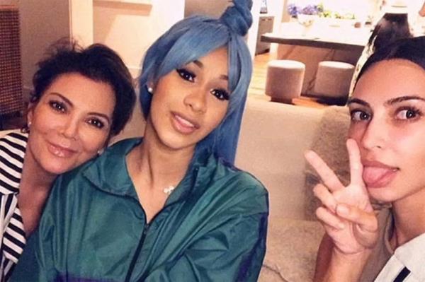 Kris Jenner, Cardi B, Kim K