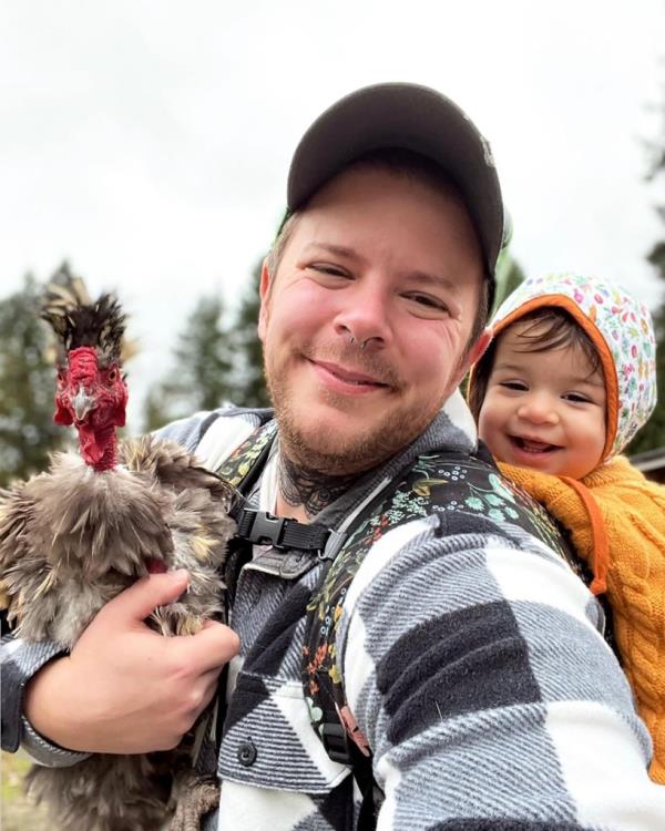 Danny Wakefield and their 2-year-old son, Wilder.