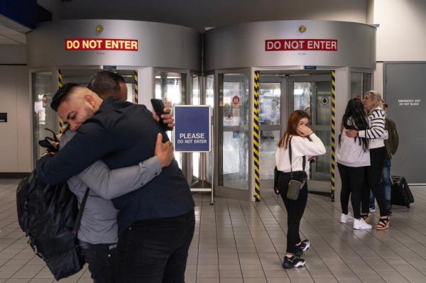 Gonzalez's family members reunite at DFW airport after more than a decade without contact.