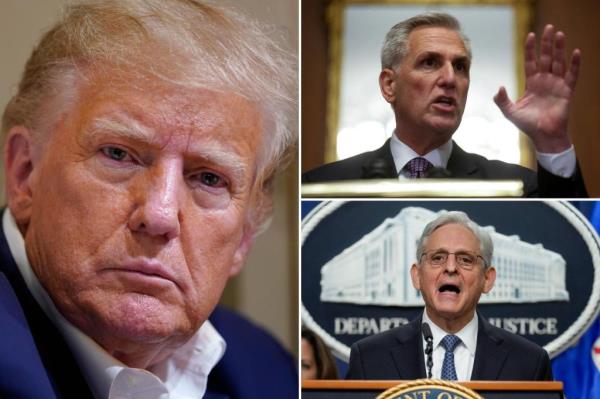 共和党议员抨击拜登在特朗普最近的起诉中“武器化”司法部