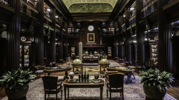 Harlan Crow's private library 