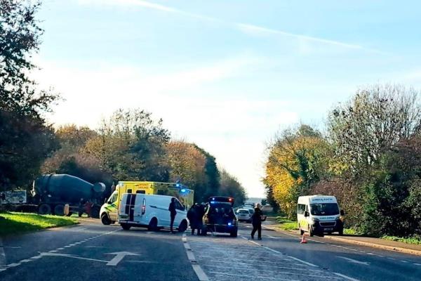 Emergency services attended the scene of the crash on Thursday