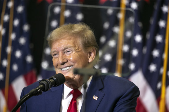 The Eco<em></em>nomist cited Do<em></em>nald Trump as the “biggest danger” the world faces in 2024.