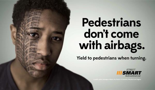 华盛顿行人安全倡导者因肇事逃逸被送往医院