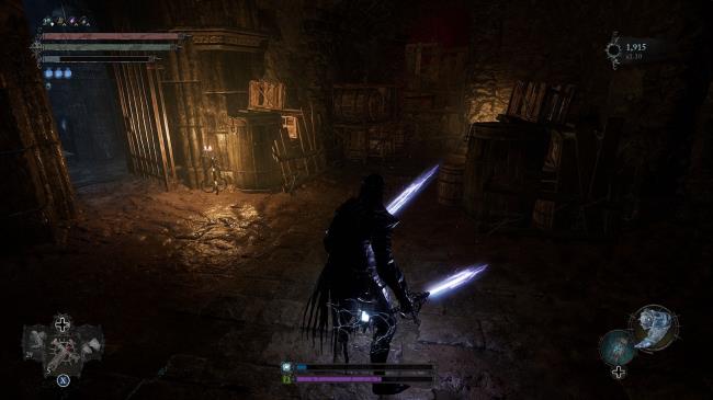 Player speaking to Damarose at Pilgrim's Perch Lords of the Fallen