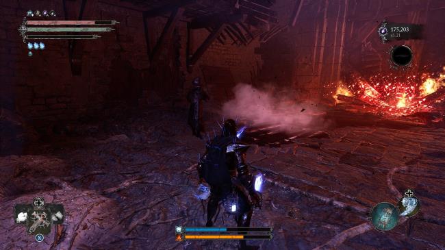 Left: Player with the option to hand over the Lightreaper Flesh - Middle: Player with the option to hand over Spurned Progeny Flesh - Right: Player with the option to hand over Infernal Enchantress Flesh, all to Damarose Lords of the Fallen