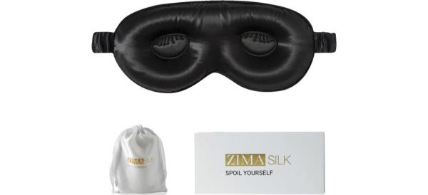 Black Silk 3D Co<em></em>ntoured Cup Eye Mask