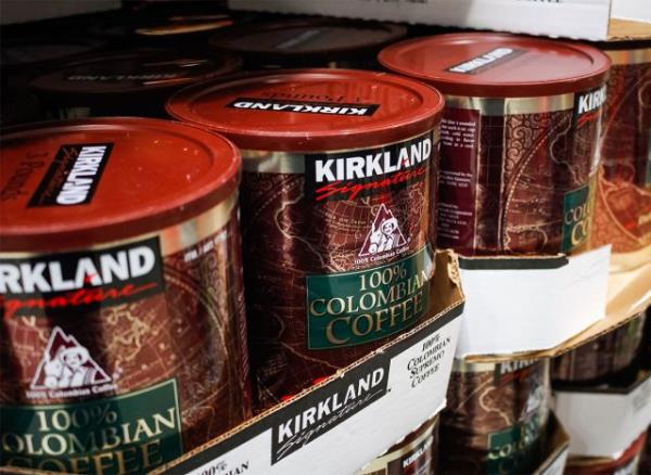 co<em></em>ntainers of kirkland signature coffee