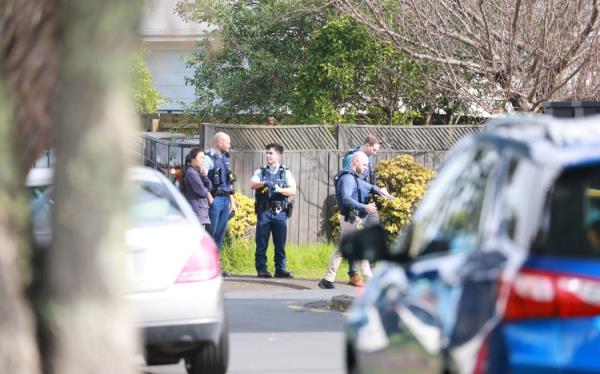 Emergency services respond to an incident on Tomuri Place in Mount Wellington.