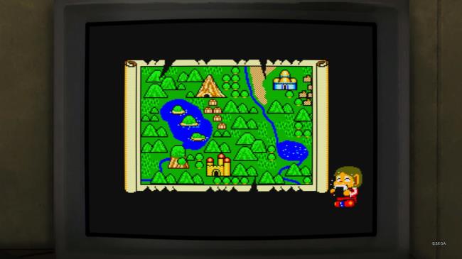Like A Dragon Gaiden, Mega Drive Games, Alex Kidd In Miracle World Map Screen