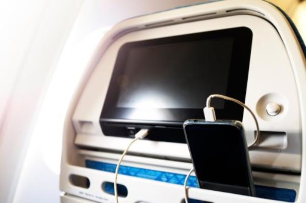 Portable Charger on Airplane
