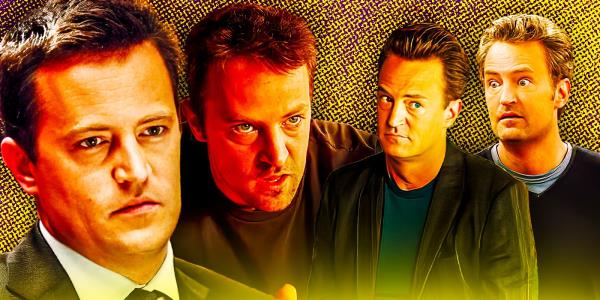 Matthew Perry in four different movie and TV roles